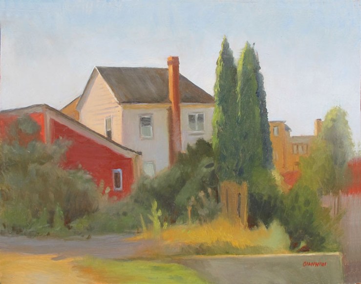 Portland Corner, 11 x 14 in, oil on canvas