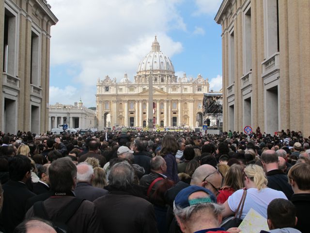 San Pietro, Roma, Easter 2013