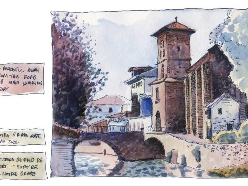 A Sketching Camino de Santiago Pilgrimage